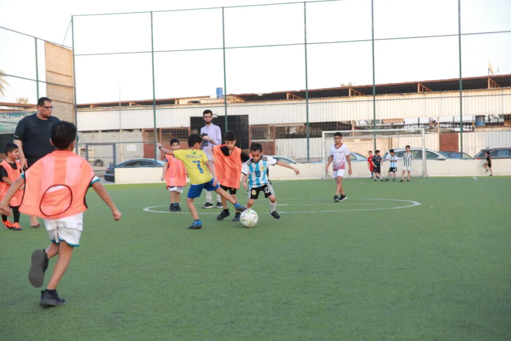 حماس كبير بمباراة كرة القدم بالبرنامج الصَّيفي