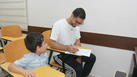 اليوم الأوَّل من تقييم الطلبة المسجّلين للدورة المنتظمة 2023م