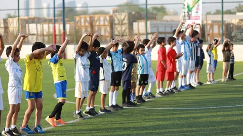 طلبة البرنامج الصَّيفي يختتمون تعليم كرة القدم ضمن البرنامج الصَّيفي